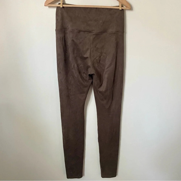 Aritzia Wilfred Free Daria Pant  Vegan Suede Leggings Brown - Picture 5 of 7
